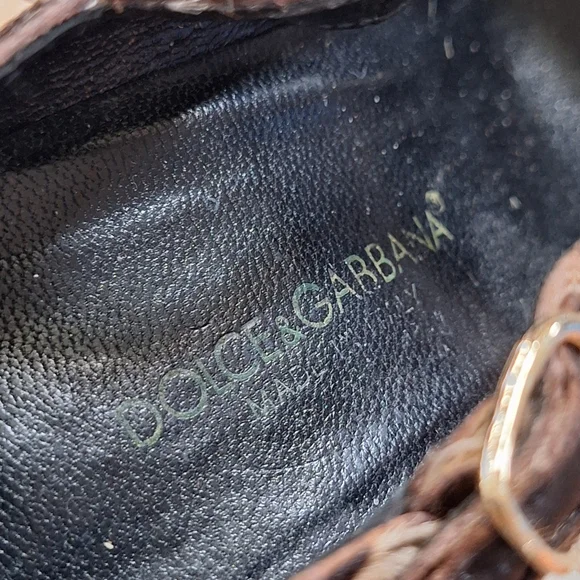 Dolce & Gabbana Pony Hair Mary Jane Pumps 37 - Picture 10 of 10